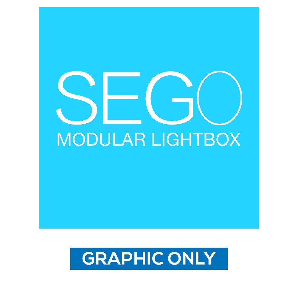 3.3 x 3.3ft. SEGO Modular Lightbox Display