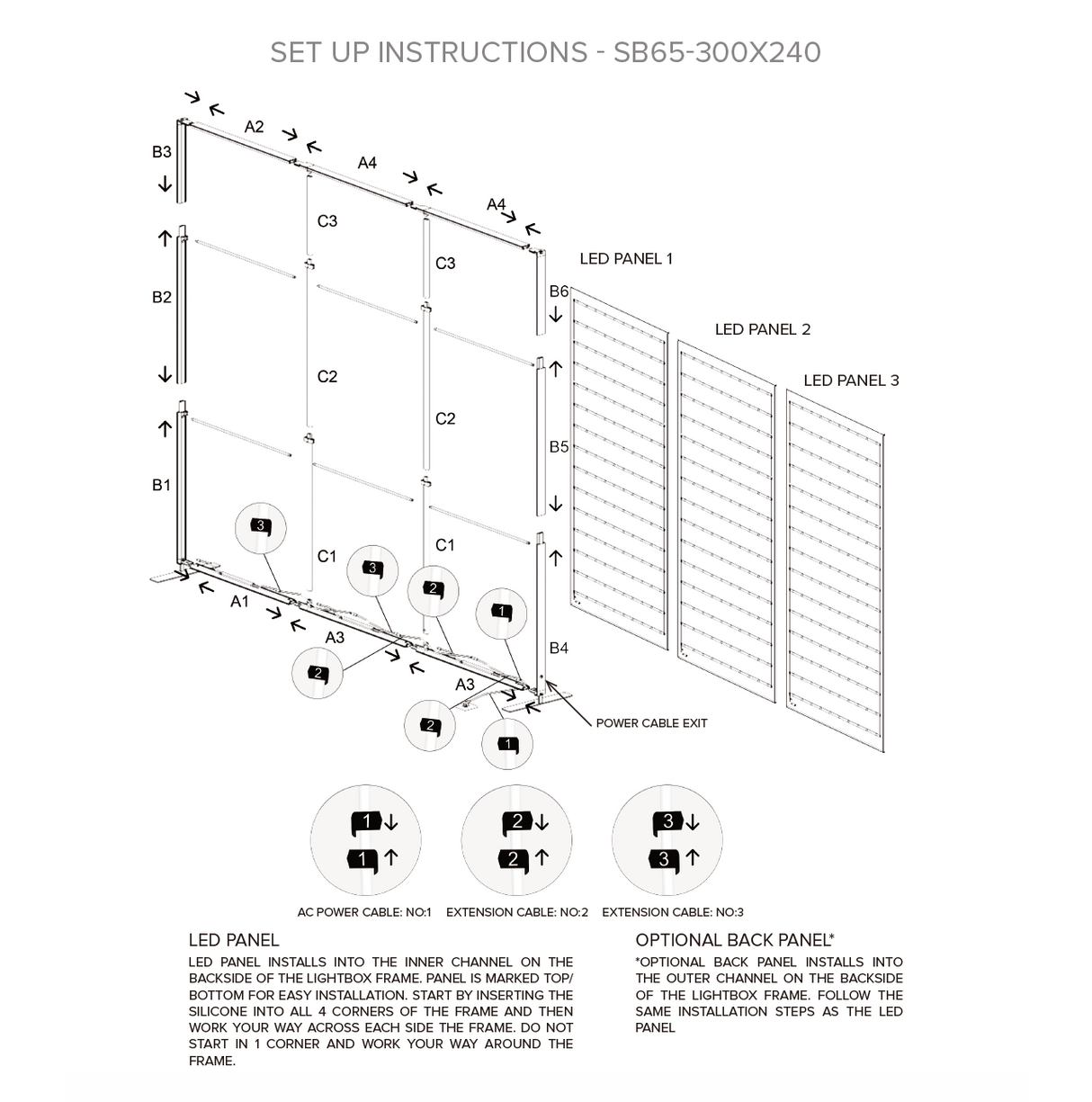 Showbird 65 20 x 10 Configuration J