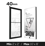 Aspen 40 Single-Sided Black