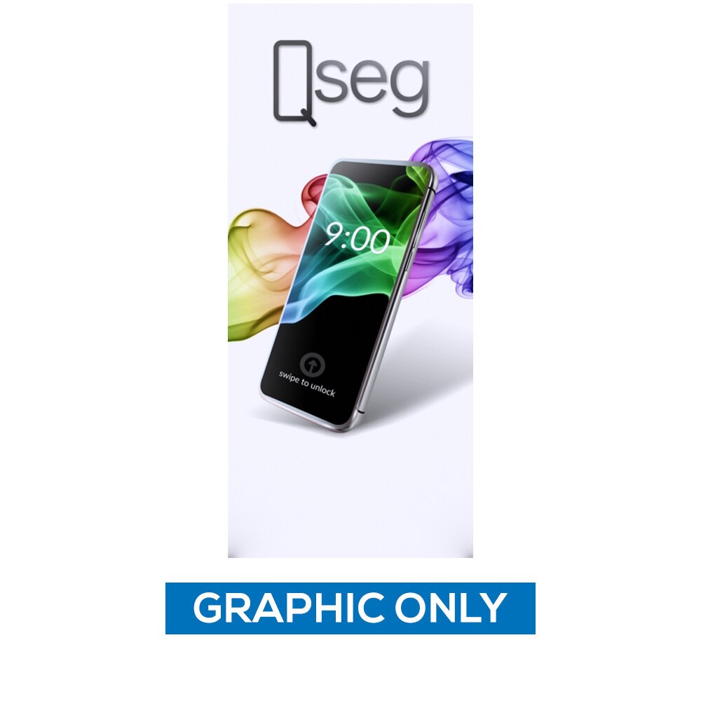 3.3 x 7.4 ft. QSEG Quick Wall Display